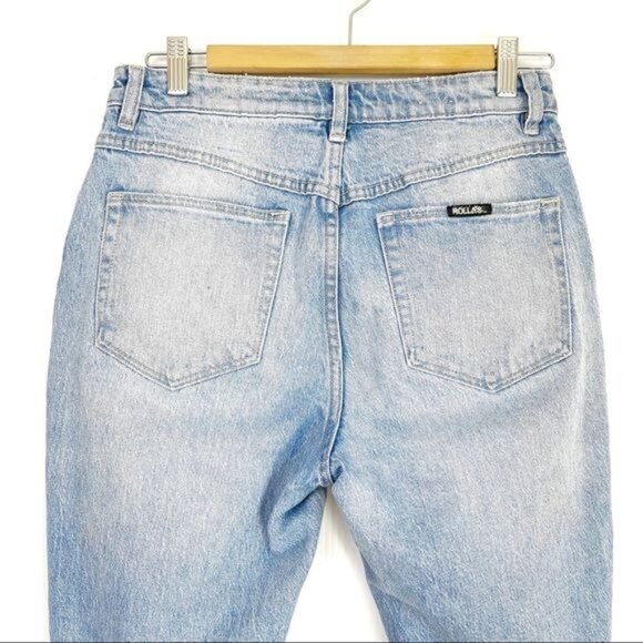 ROLLAS AUSSIE MILLER MID-HIGH RISE SLIM JEANS STRAIGHT LEG 28 - Picture 4 of 10